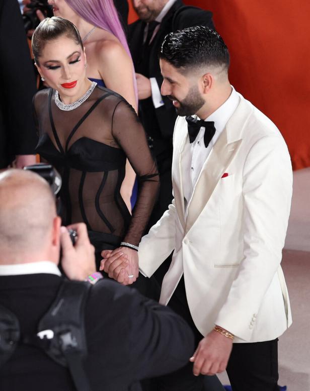 Lady Gaga und Michael Polansky bei der Oscarverleihung 2023