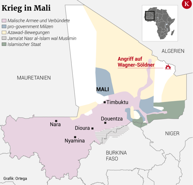 Tuareg-Kämpfer töten Dutzende Wagner-Söldner - mit ukrainischer Hilfe?