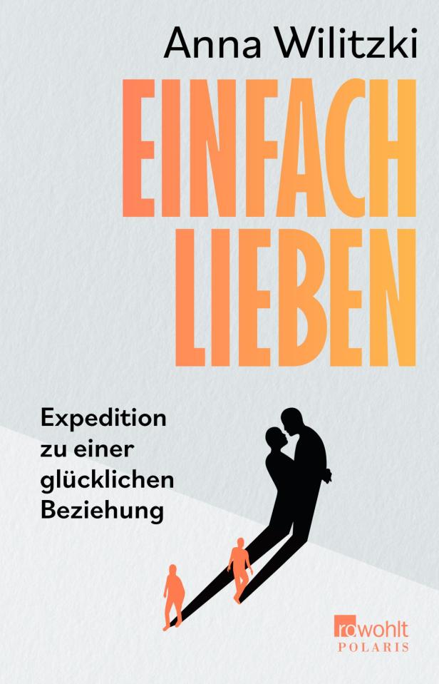 Das Buch „Einfach Lieben“ von Anna Wilitzki zeigt eine Paar-Silhouette.