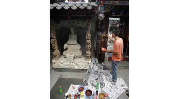 Liu Bolin: Finden Sie den unsichtbaren Mann?