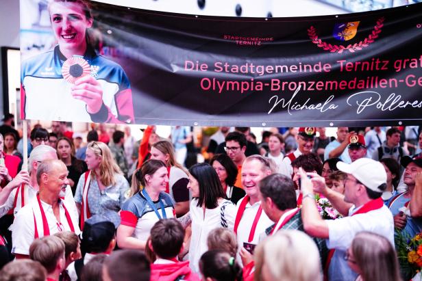 Olympia-Bronze: Frenetischer Empfang für Judoka Michi Polleres