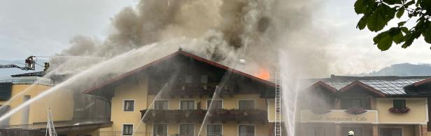 ++ HANDOUT ++ SALZBURG: FEUER IN EINEM HOTEL IM PONGAU AUSGEBROCHEN