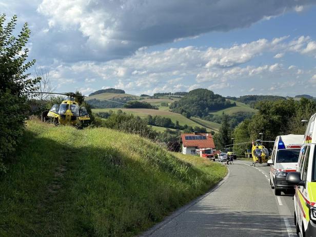 Unfall in der Buckligen Welt mit drei teils Schwerverletzten