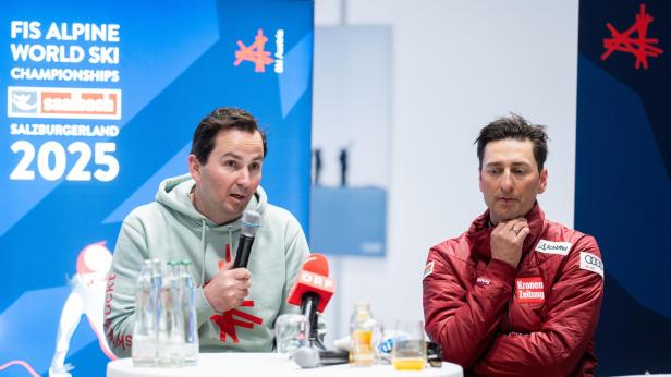 SKI ALPIN: ÖSV-PRESSEKONFERENZ "AUSBLICK WM-SAISON 2024/25": SCHERER / STECHER