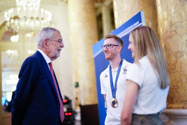 Empfang für Österreichs Olympia-Helden und -Heldinnen