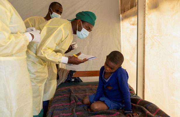 FILE PHOTO: Children at risk as mpox variant hits Congo displacement camps