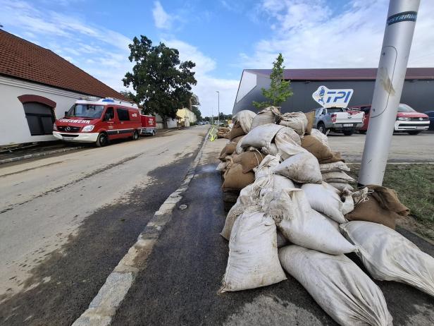 Erneut schwere Unwetter in Hollabrunn: Aufräumen nach den Aufräumarbeiten