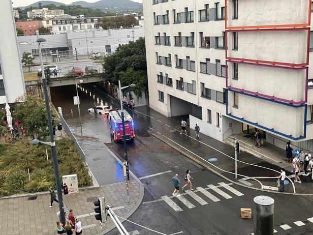 Regenrekord in Wien brachte Menschen in Lebensgefahr