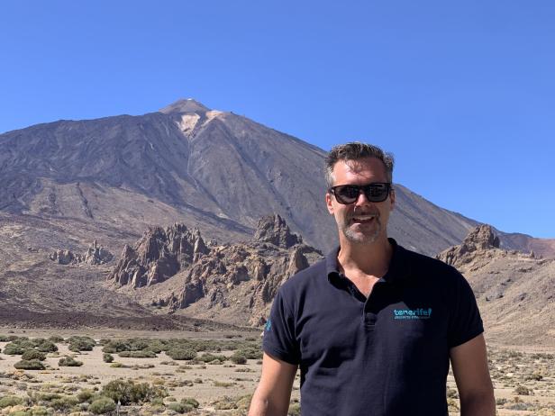 Tour guide Ancor Robaina for the Pico del Teide