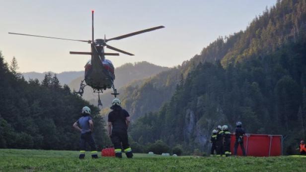 Steiermark: Schwierige Löscharbeiten bei Waldbrand