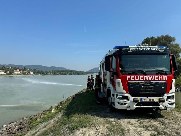 NÖ: Feuerwehren bekämpften Ölfilm auf der Donau