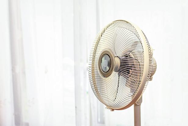 Electric fan in the room