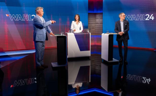 Scharfe Worte: Kogler und Kickl auf Konfrontationskurs bei ORF-Duell