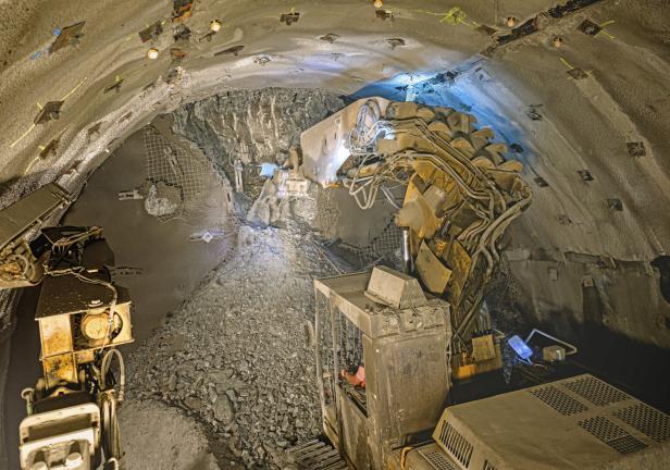 Meilenstein im Semmering: Erste Röhre des Basistunnels fertig gegraben