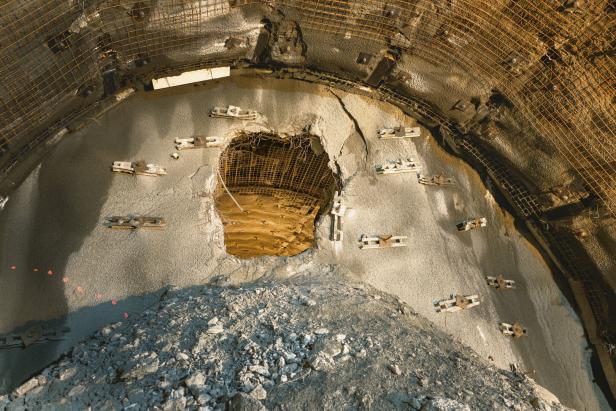 Meilenstein im Semmering: Erste Röhre des Basistunnels fertig gegraben