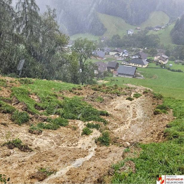 Starkregen in OÖ, dennoch gibt es vorerst leichte Entwarnung