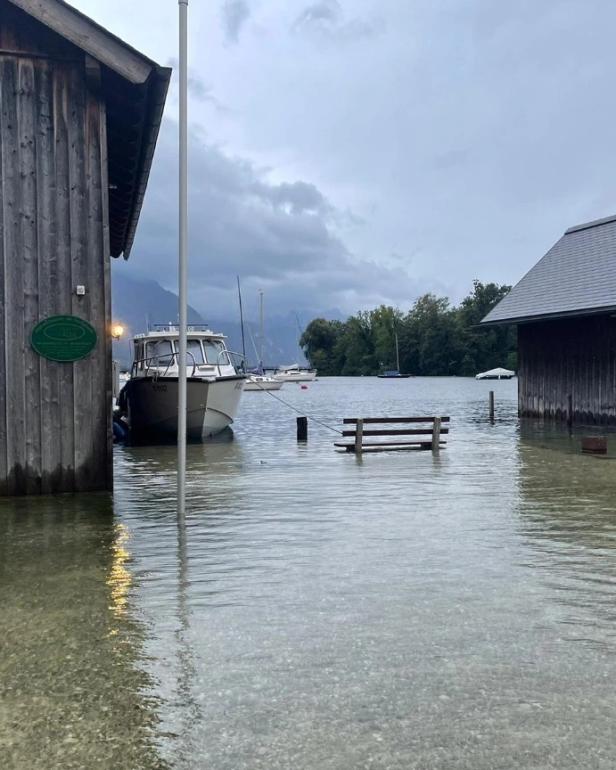 Starkregen in OÖ, dennoch gibt es vorerst leichte Entwarnung