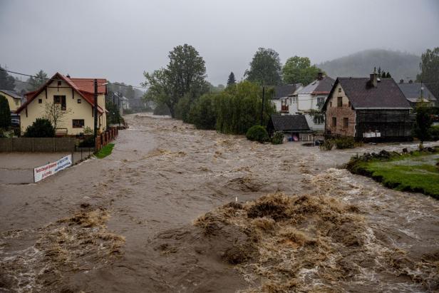 At least four people missing following floods in the Czech Republic