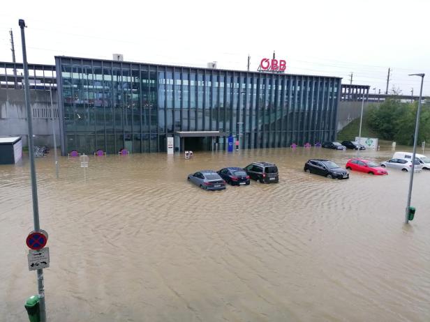 Unwetter: Schwieriges ÖBB-Notprogramm für West- und Südbahnstrecke