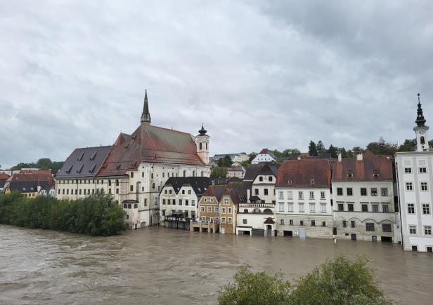 OÖ: Feuerwehr rechnet mit Zuspitzung der Hochwasser-Lage wegen Schneeschmelze