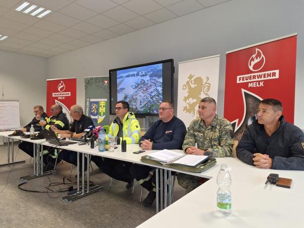 Stadtgemeinde Melk von vier Flüssen in die Zange genommen