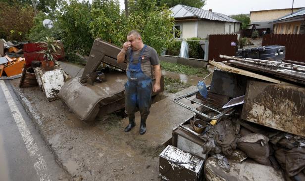 Hochwasser in Osteuropa: Kampf gegen die Fluten von Polen bis Rumänien