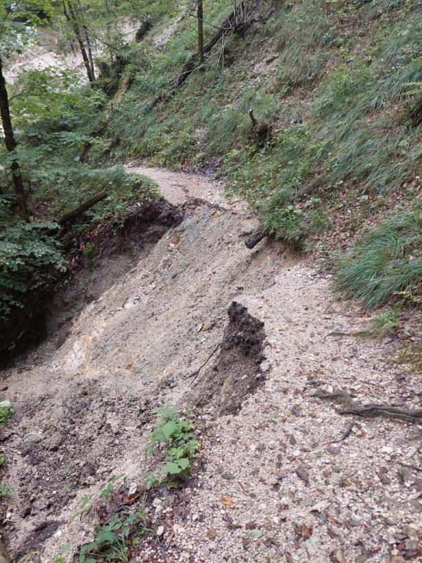 Steinlawinen vermiesen Herbstzauber in den Ötschergräben