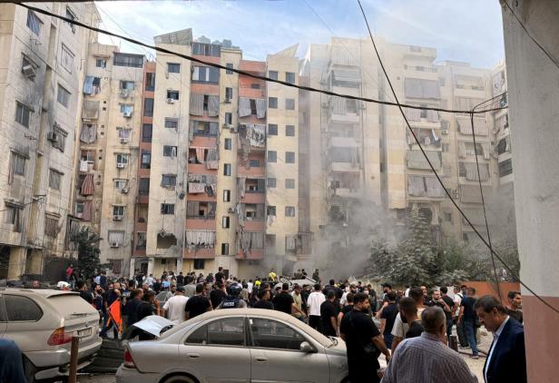 Israelische Armee greift Ziel in Beirut an: Laut Libanon mindestens 8 Tote, 60 Verletzte