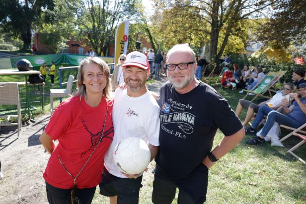 Dieser Musiker holte sich den Pokal beim Band Fußball Cup