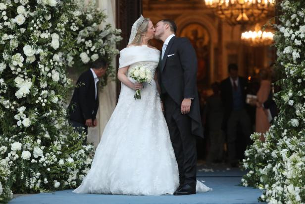 Princess Theodora of Greece and Denmark marries US lawyer Matthew Kumar in Athens