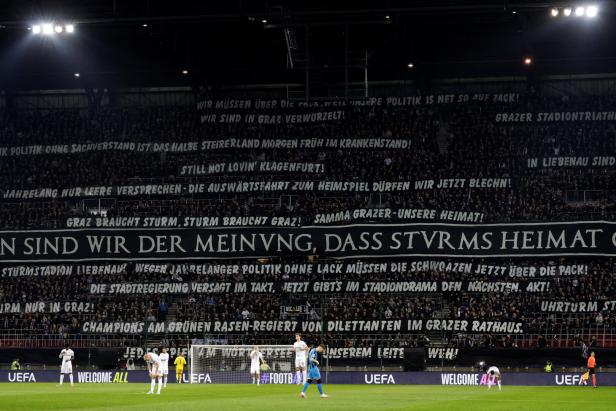 Nach Sturms 0:1 gegen Brügge: Leidenschaft auf dem Rasen, Wirbel abseits