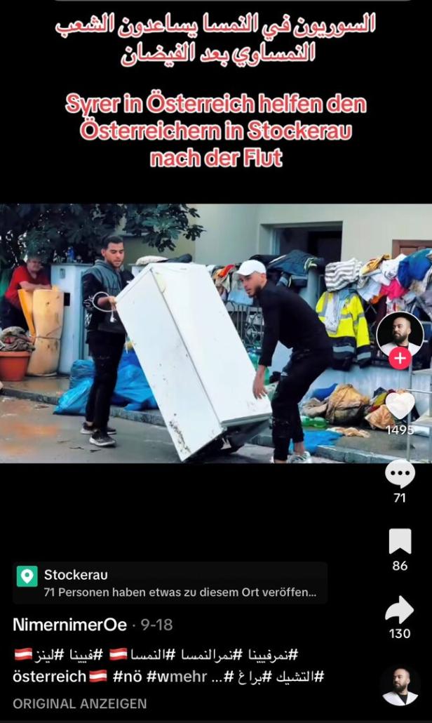 Syrer hilft via Tiktok: "Wenn ich hier lebe, will ich auch helfen"