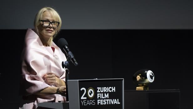 Pamela Anderson beim Zurich Film Festival