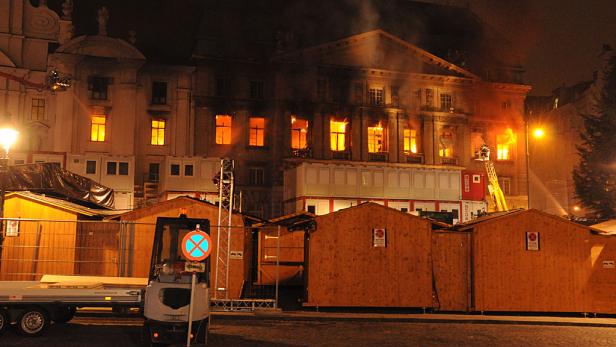 Nächtlicher Großbrand in Wiener Innenstadt