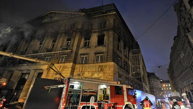 Nächtlicher Großbrand in Wiener Innenstadt