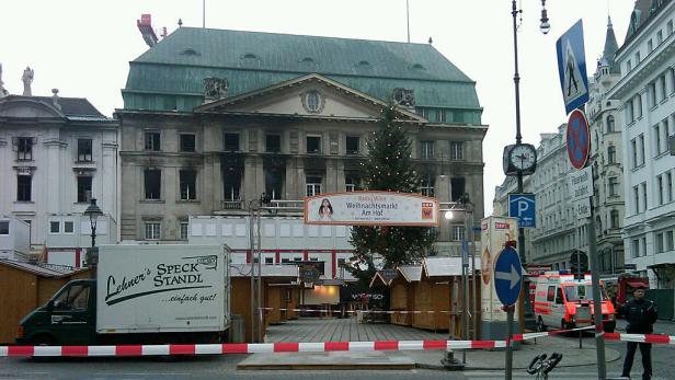 Nächtlicher Großbrand in Wiener Innenstadt