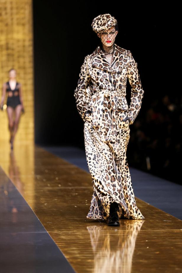 Model bei der Modenschau von Dolce & Gabbana.