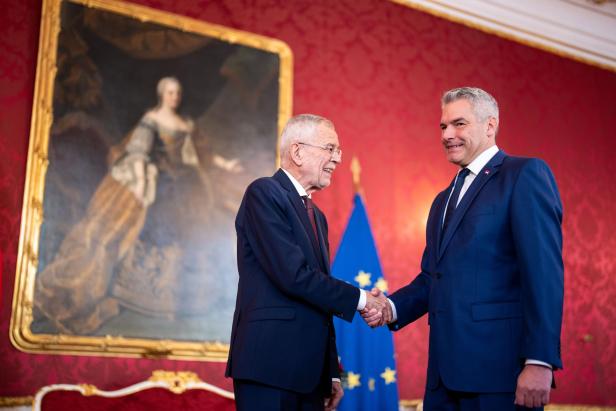 NACH NR-WAHL: GESPRÄCH BUNDESPRÄSIDENT VAN DER BELLEN UND BUNDESKANZLER NEHAMMER