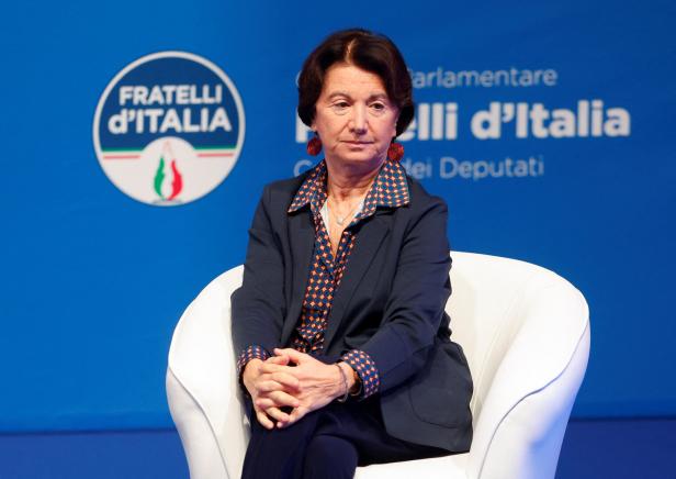 Familienministerin Eugenia Roccella von der rechtskonservativen Fratelli d’Italia.