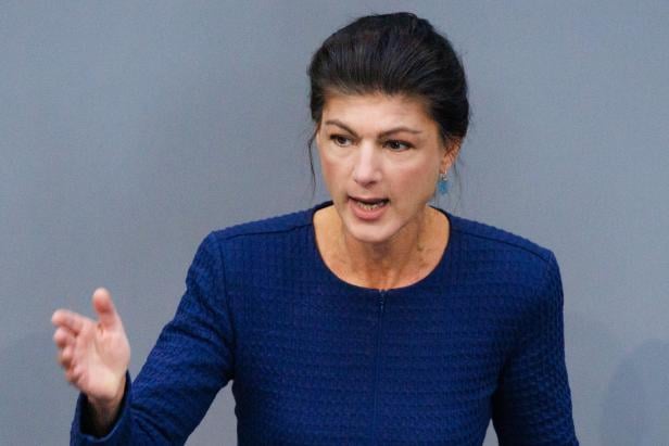 Sahra Wagenknecht im Bundestag in Berlin.