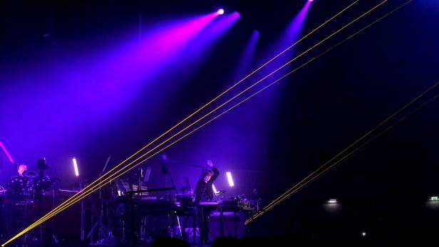 Jean Michel Jarre in der Stadthalle