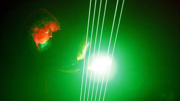 Jean Michel Jarre in der Stadthalle