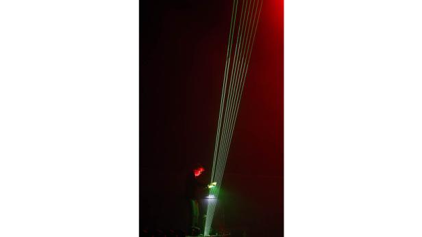 Jean Michel Jarre in der Stadthalle