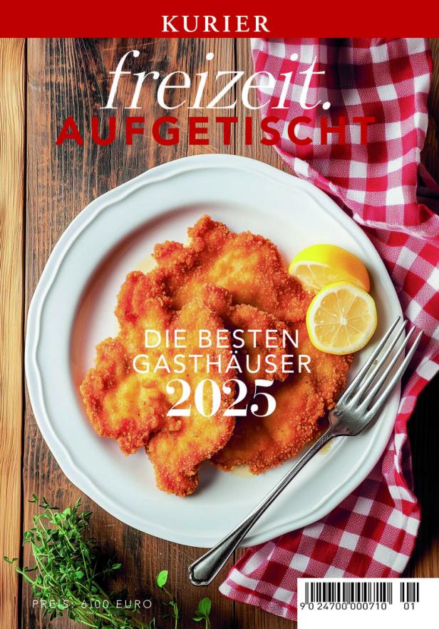 „freizeit Aufgetischt: Die besten Gasthäuser 2025“.