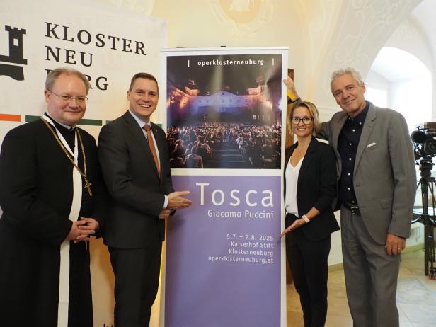 Klosterneuburg: Neo-Intendant Peter Edelmann feiert mit Tosca Einstand