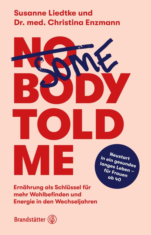 Das Cover des Buches „No Some Body Told Me“ von Susanne Liedtke und Dr. med. Christina Enzmann.
