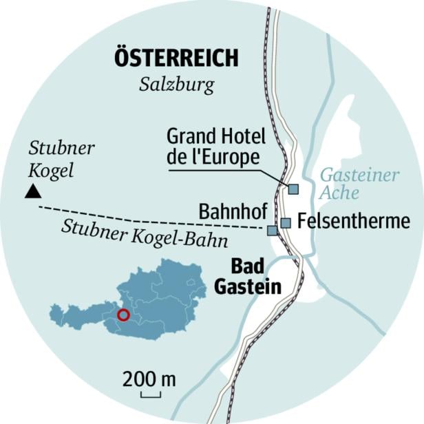 Karte Bad Gastein