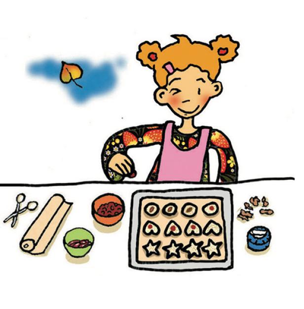 Lilli kocht: Nusskekse.