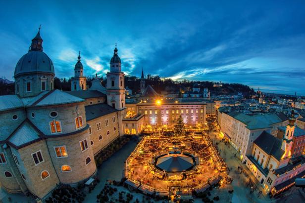 Der Salzburger Christkindlmarkt.