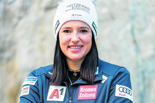 SKI-WELTCUP IN SÖLDEN: PK ÖSV FRAUEN: HUBER (AUT)